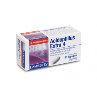 Lamberts Acidophilus Extra 4 60 Caps Προβιοτικό 