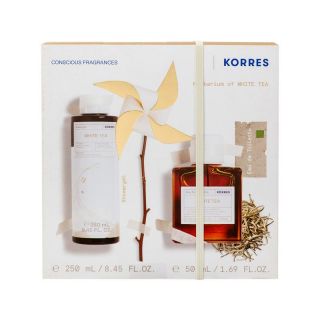 Korres Promo Herbarium of White Tea Άρωμα 50ml & Αφρόλουτρο 250ml