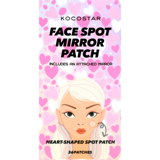Kocostar Face Spot Mirror Patch Invisible Blemish Patches for Pimples & Imperfections 36items + 1 Mirror 