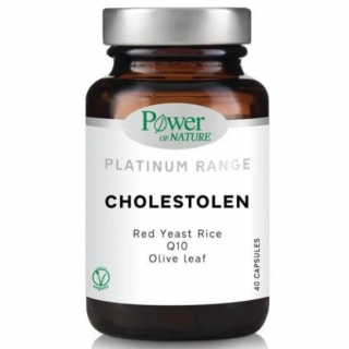 Power of Nature Platinum Range Cholestolen 40κάψουλες για Μείωση & Διατήρηση Χοληστερίνης