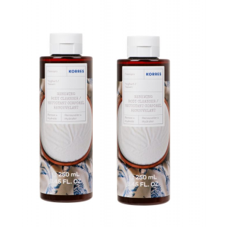 Korres Promo Renewing Body Cleanser Yoghurt 2x250ml Αφρόλουτρο Γιαούρτι