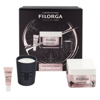 Filorga XMAS Promo Oxygen Glow Για Ενυδάτωση Και Λάμψη: Κρέμα Προσώπου 50ml + Κρέμα Ματιών 4ml + Κερί Με Εντυπωσιακό Άρωμα