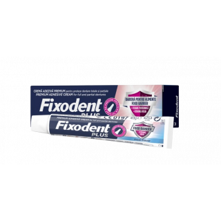 Fixodent Plus Food Seal Στερεωτική Κρέμα Οδοντοστοιχιών 40gr