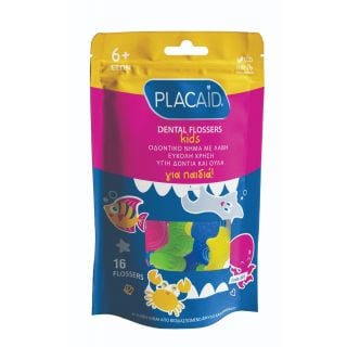 PlacAid Dental Flossers Kids 6+Years 16pcs