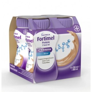 Nutricia Fortimel Extra 2 Kcal Moka  Υπερπρωτεϊνικό Ρόφημα Mε Γεύση Μόκα 4x200ml