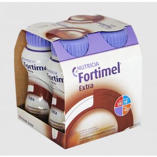 Nutricia Fortimel Extra Chocolate Υπερπρωτεϊνικό Ρόφημα Mε Γεύση Σοκολάτα,  4 X 200ml