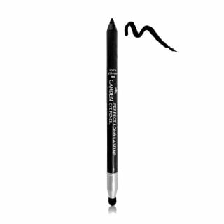 Garden Perfect Long Lasting Eye Pencil 55 Perfect Black 1.25g Αδιάβροχο Μολύβι Ματιών µε Ενσωματωμένο Σφουγγαράκι Σβησίματος