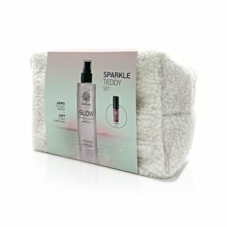 Garden Promo Sparkle Teddy Set 2 Glow Angel Light Shimmer Body Mist 200ml & Liquid Matte Lipstick Dark Cherry 06, 2ml