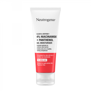 Neutrogena Clear & Defend 4% Niacinamide & Panthenol Ενυδατικό Gel Προσώπου 50ml