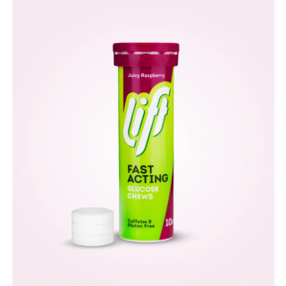 Glucotabs Fast Acting Glucose Raspberry Flavour 10 Chewable Tabs