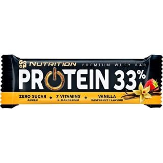 Go On Nutrition 33% Protein Bar Vanilla-Raspberry 50gr