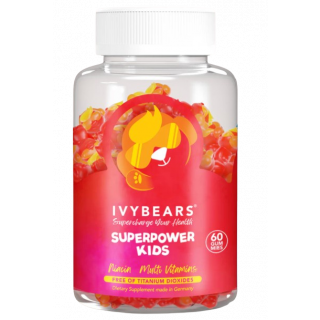 Ivybears Superpower Kids 60gummies Πολυβιταμινούχο Παιδικό Συμπλήρωμα Διατροφής 