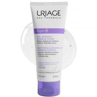 Uriage Gyn-8 Soothing Cleansing Gel 100ml Καταπραϋντικό Καθαριστικό της Ευαίσθητης Περιοχής