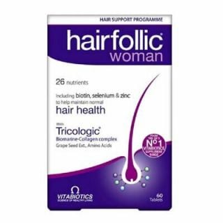Vitabiotics WellWoman Hairfollic Woman 60 Bio-Active Tabs Τριχόπτωση Γυναικών