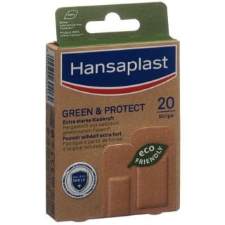 Hansaplast Green & Protect Βιώσιμα Υφασμάτινα Επιθέματα 20strips