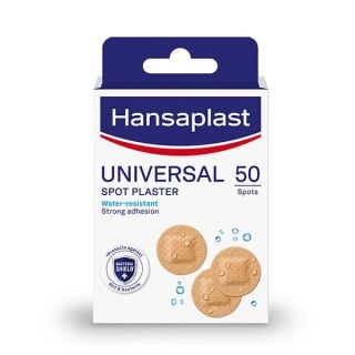 Hansaplast Universal Round Στρογγυλά Επιθέματα Ανθεκτικά στο Νερό 50 Τεμάχια