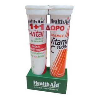 Health Aid B - Vital Energy + FREE Vitamin C 1000mg