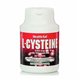 Health Aid L-Cysteine + Vitamin B6 30 Tabs