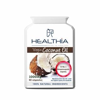 Healthia Virgin Coconut Oil 1000mg 60 Caps