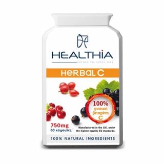 Healthia Herbal C 750mg 60 Caps