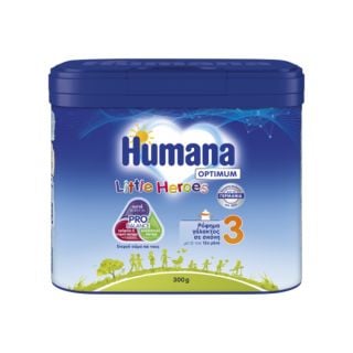 Humana 3 Optimum Little Heroes My Pack Γάλα σε Σκόνη 12m+ 300gr 