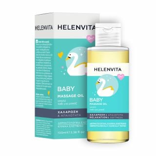 Helenvita Baby Massage Oil 0+m 100ml Απαλό Λάδι Μασάζ για Μωρά