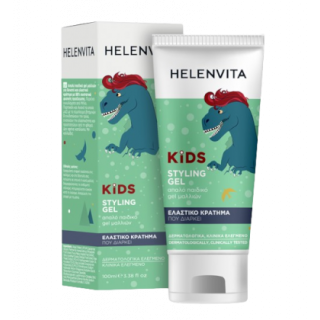 Helenvita Kids Dino Απαλό Παιδικό Gel Μαλλιών για Δυνατό & Ελαστικό Κράτημα 100ml