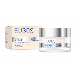Eubos Cream Hyaluron Repair and Fill 50ml Αντιρυτιδική Ενυδατική Κρέμα με Υαλουρονικό Οξύ