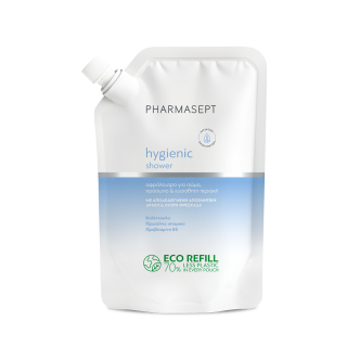 Pharmasept Refill Hygienic Shower 900ml Καθαρισμός Ευαίσθητης Περιοχής - Προσώπου - Σώματος