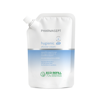 Pharmasept Refill Hygienic Shower Cream 900ml Καθαρισμός Ευαίσθητης Περιοχής - Προσώπου - Σώματος