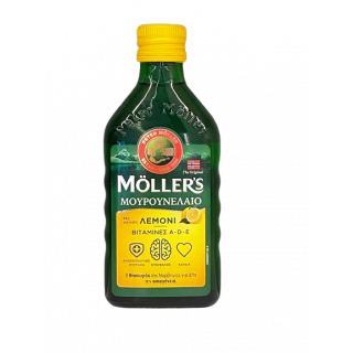 Nature's Plus Moller's Lemon 250ml Μουρουνέλαιο 