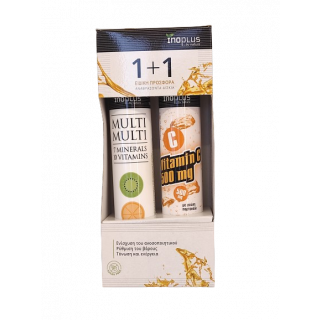 Inoplus Promo Multi Multi Πολυβιταμίνες & Βιταμίνη C 500mg 2x20eff.Tabs