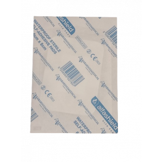 Karabinis Medical Alfashield Aδιάβροχο & Αποστειρωμένο Αυτοκόλλητο Επίθεμα 6X8cm 1τμχ
