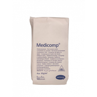 Hartmann Medicomp Μη Αποστειρωμένο Επίθεμα Φλις 5x5cm 100τμχ
