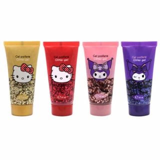 Take Care Hello Kitty Glitter Gel 20ml No-Glue Shimmer Gel in Various Colors