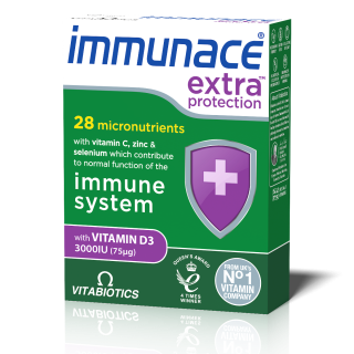 Vitabiotics Immunace Extra Protection 30ταμπλέτες για το Ανοσοποιητικό