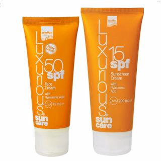 InterMed Luxurious Sun Care Face Cream SPF50 + Body Cream SPF15