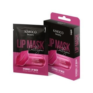 Kimoco Beauty Lip Mask Collagen Μάσκα Χειλιών για Σύσφιξη & Ενυδάτωση με Κολλαγόνο & Αλόη 5τμχ