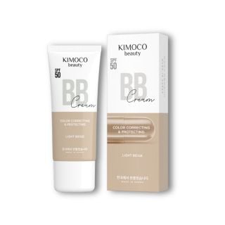 Kimoco BB Cream Light Beige Spf50 Moisturizing Day Cream with Ceramides & Panthenol 40ml