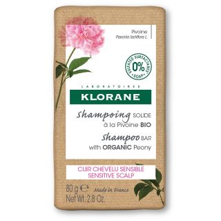 Klorane Shampoo Bar With Peony 80gr Καταπραϋντική Μπάρα Σαμπουάν με Βιολογική Παιώνια για Ευαίσθητα Μαλλιά & Τριχωτό της Κεφαλής