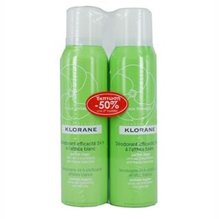 Klorane Deodorant Efficacite Spray 2 x 125ml