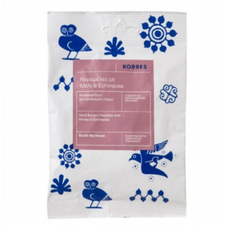 Korres Herb Balsam Καραμέλες Μέλι - Echinacea 15 τεμάχια
