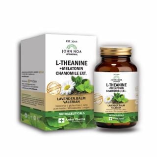 John Noa L-Theanine & Melatonine Λιποσωμιακό για Ενίσχυση του Νευρικού Συστήματος 90caps