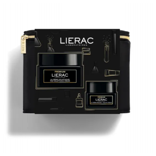 Lierac Set Premium La Creme Voluptueuse Αντιγηραντική Κρέμα Προσώπου Για Ξηρές/Πολύ Ξηρές Επιδερμίδες 50ml & Eye Cream Κρέμα Ματιών 20ml Σε Βελούδινη Μπιζουτιέρα