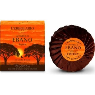 L' Erbolario Notes Of Ebony Soap Bar 100gr Στερεό Σαπούνι