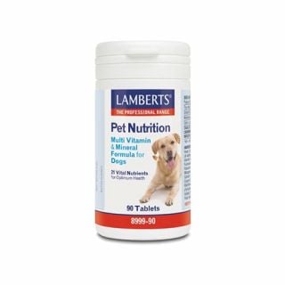 Lamberts Pet Nutrition Multi-Vitamin & Mineral Formula for Dogs 90 Tabs
