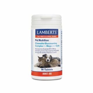 Lamberts Pet Nutrition Chewable Glucosamine Complex for Dogs/Cats 90 Tabs