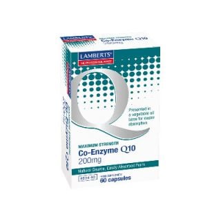 Lamberts Co-Enzyme Q10 200mg 60 Caps