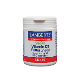 Lamberts Vegan Vitamin D3 1000iu 90 Caps Βιταμίνη D3