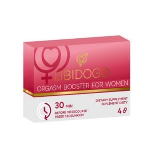 Libidogo Orgasm Booster For Women 4tabs Συμπλήρωμα Διατροφής για την Ενίσχυση της Σεξουαλικής Διάθεσης των Γυναικών